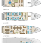 Planos de cubierta del crucero Calipso