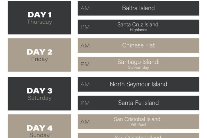 monserrat yacht itinerary B C 8 days