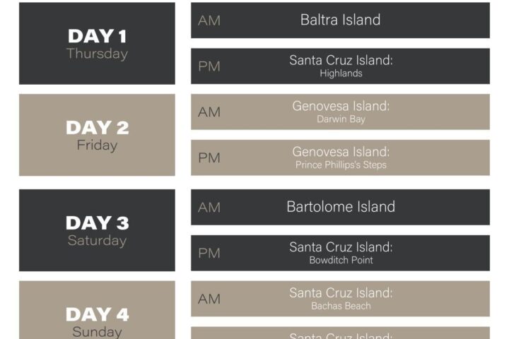 monserrat yacht itinerary D A 8 days