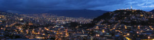 Quito le Paysage de Nuit