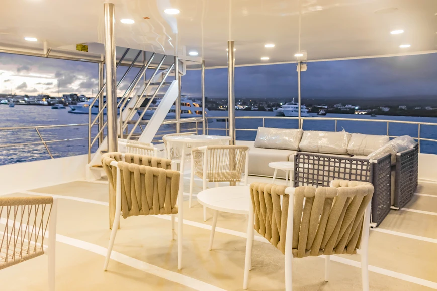 Meeting room in yacht Estrella de mar