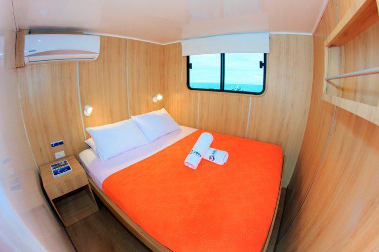 Double cabin of the Aqua Galapagos Diving Cruise