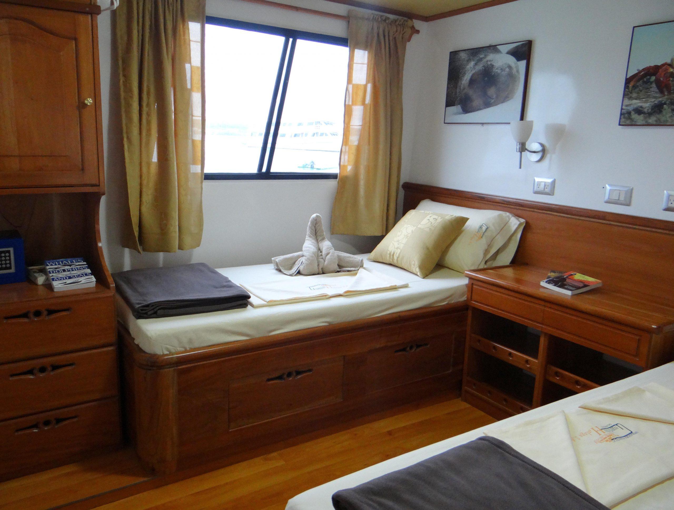Personal cabin on the Angelito cruise