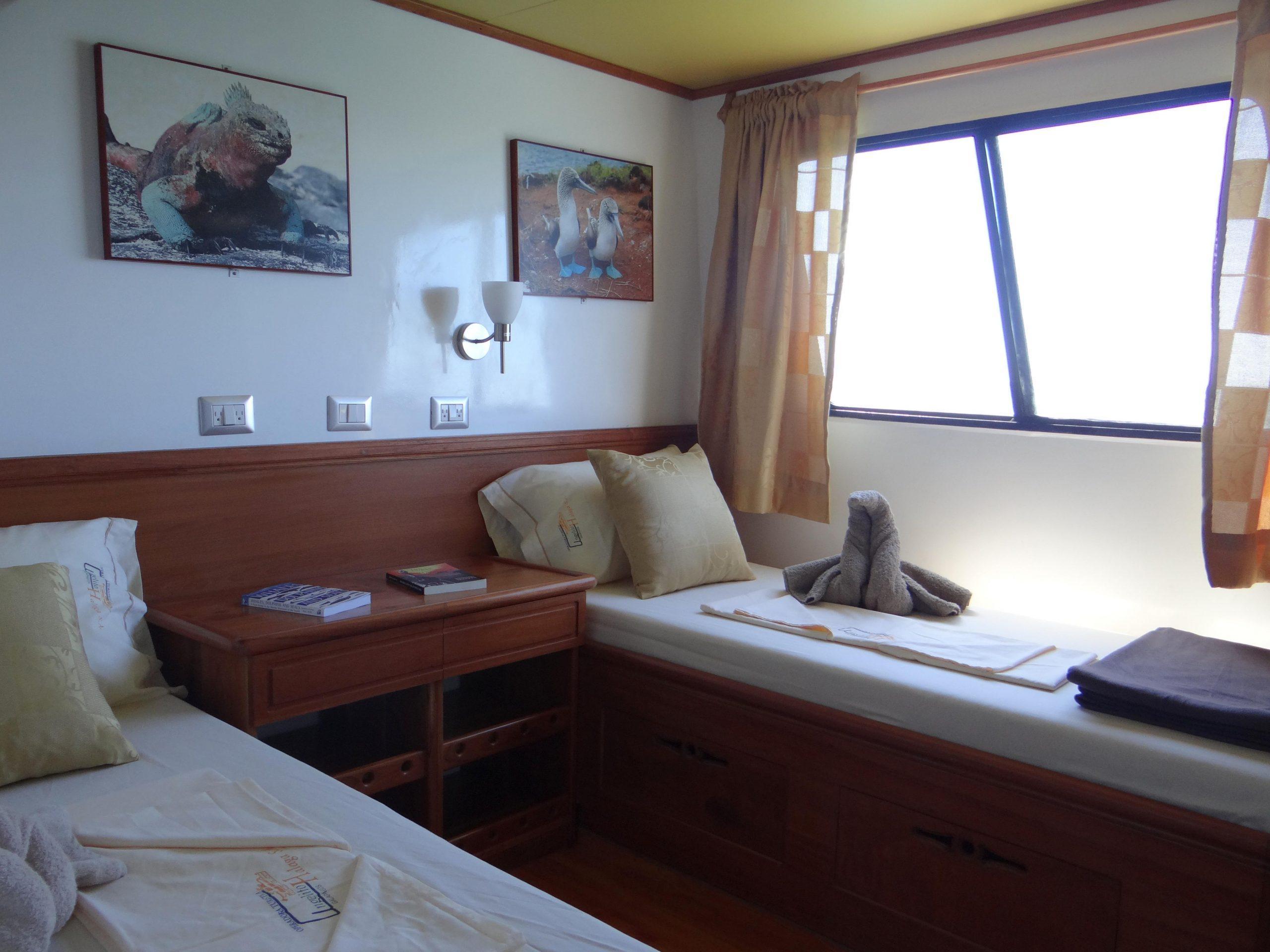 furnished cabin on the Angelito cruise