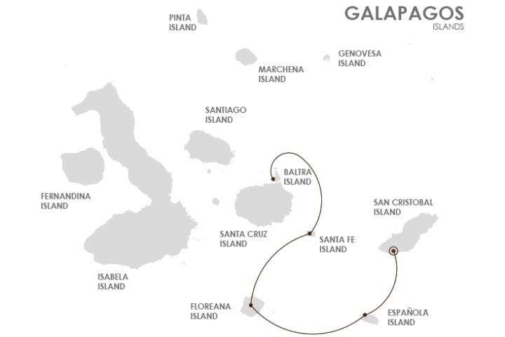 Itinerary A Sea Star Journey Galapagos Cruise