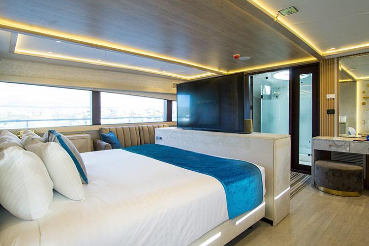 Furnished shared suite on the Grand Majestic Galapagos cruise
