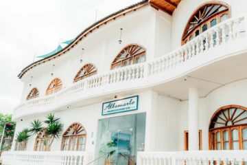 Front of the Albemarle Galapagos Hotel