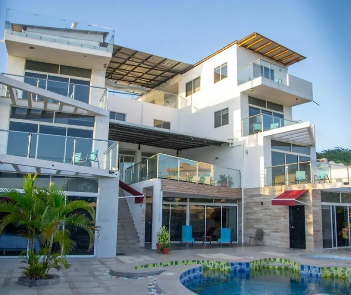 Panoramic image at the Seaside Inn Galapagos Hotel