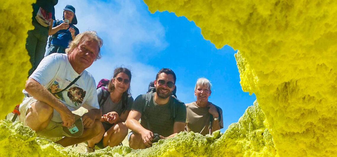 Sulfur Mines in Galapagos