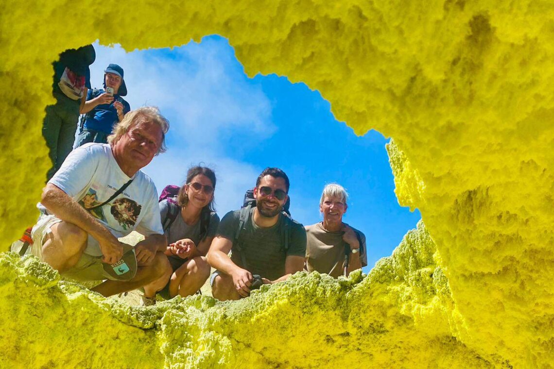 Sulfur Mines in Galapagos